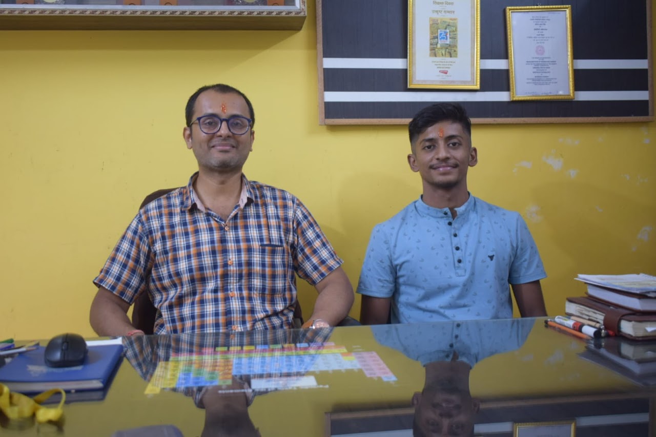 Ishan Tripathi NDA AIR-2 with faculty at INTERFACE Classes